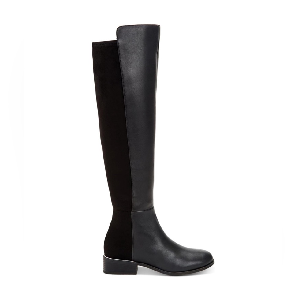 Alfani Woman’s Ludlowe Leather Almond boots